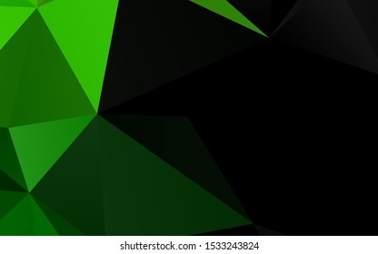 Light Green vector abstract mosaic backdrop. Modern geometrical abstract illustration with gradient. New texture for your design.