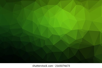 Light Green vector abstract mosaic pattern. Glitter abstract illustration with an elegant design. Textured pattern for background.