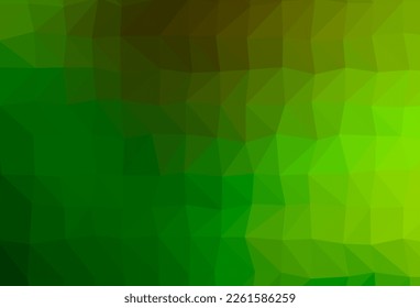 Light Green vector abstract mosaic pattern. Colorful abstract illustration with gradient. Completely new template for your business design.