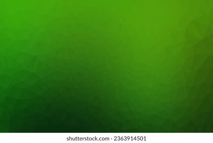 Light Green vector abstract mosaic backdrop. Creative illustration in halftone style with gradient. Textured pattern for background.