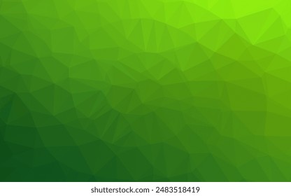 Light Green vector abstract mosaic background. Colorful illustration in abstract style with gradient. Brand new style for your business design.