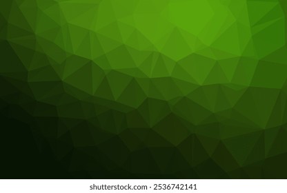 Light Green vector abstract mosaic backdrop. Colorful abstract illustration with gradient. Textured pattern for background.