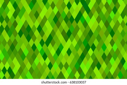 Light Green vector abstract mosaic template. Creative geometric illustration in Origami style with gradient. Brand-new design for your business.