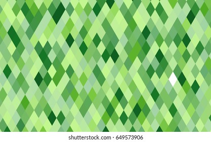 Light Green vector abstract mosaic pattern. Modern geometrical abstract illustration with gradient. The elegant pattern can be used as part of a brand book.