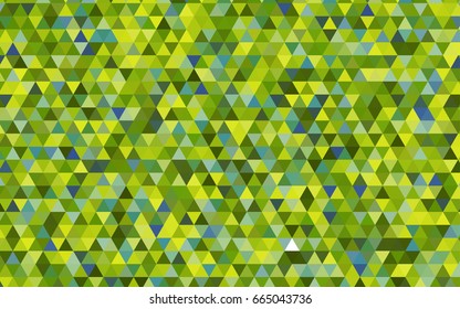 Light Green vector abstract mosaic background. A completely new color illustration in a vague style. Brand-new design for your business.