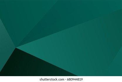 Light Green vector abstract mosaic pattern. A vague abstract illustration with gradient. A completely new design for your business.