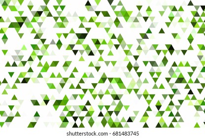 Light Green vector abstract mosaic pattern. Brand-new colored illustration in blurry style with gradient. The completely new template can be used for your brand book.