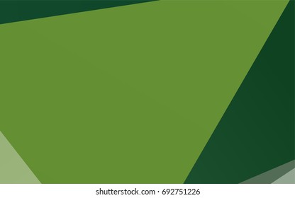 Light Green vector abstract mosaic pattern. Colorful illustration in abstract style with gradient. Triangular pattern for your business design.