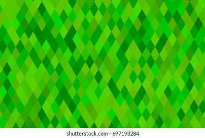 Light Green vector abstract mosaic background. Modern geometrical abstract illustration with gradient. The polygonal design can be used for your web site.
