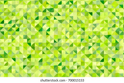 Light Green vector abstract mosaic background. A vague abstract illustration with gradient. The completely new template can be used for your brand book.