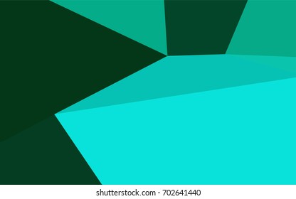 Light Green vector abstract mosaic background. Colorful abstract illustration with gradient. Brand-new design for your business.