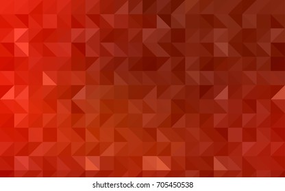 Light Green vector abstract mosaic pattern. Shining illustration, which consist of triangles. The textured pattern can be used for background.