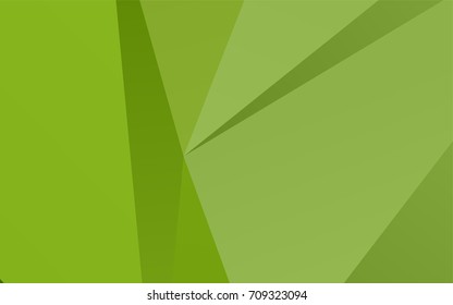 Light Green vector abstract mosaic pattern. An elegant bright illustration with gradient. The best triangular design for your business.