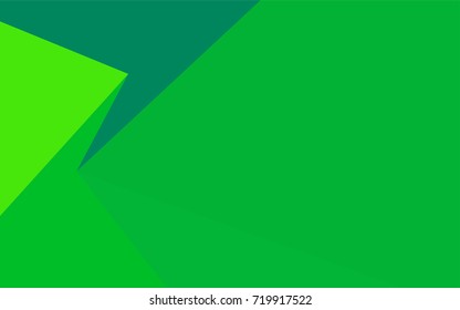 Light Green vector abstract mosaic background. Shining colored illustration in a brand-new style. Triangular pattern for your business design.