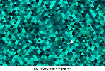 Light Green vector abstract mosaic pattern. A completely new color illustration in a vague style. The textured pattern can be used for background.