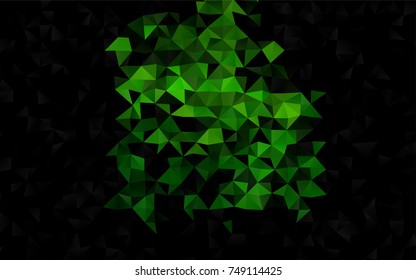 Light Green vector abstract mosaic pattern. A completely new color illustration in a vague style. The elegant pattern can be used as part of a brand book.