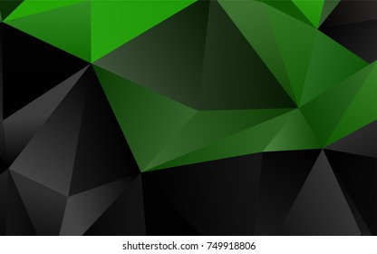 Light Green vector abstract mosaic pattern. Colorful illustration in abstract style with gradient. The template can be used as a background for cell phones.