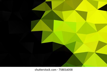 Light Green vector abstract mosaic background. Brand-new colored illustration in blurry style with gradient. A completely new template for your business design.