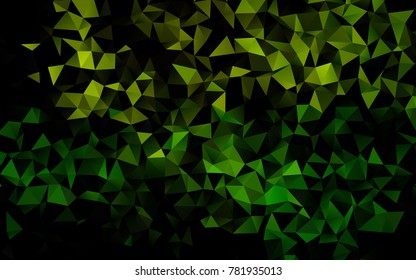 Light Green vector abstract mosaic background. Creative illustration in halftone style with gradient. The template can be used as a background for cell phones.