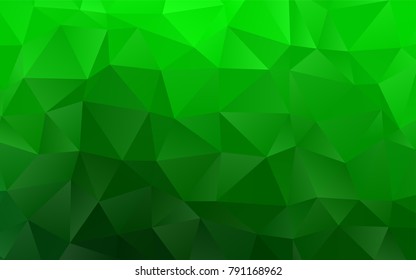 Light Green vector abstract mosaic pattern. Modern geometrical abstract illustration with gradient. The elegant pattern can be used as part of a brand book.