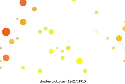 Light Green vector abstract pattern with circles. Geometry template for your business design. Background with colored spheres.