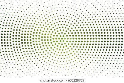 Light Green vector abstract pattern with circles. Geometry template for your business design. Background with colored spheres.