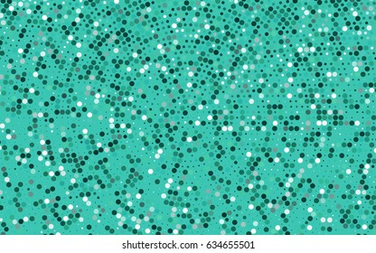 Light Green vector abstract pattern with circles. Geometry template for your business design. Background with colored spheres.