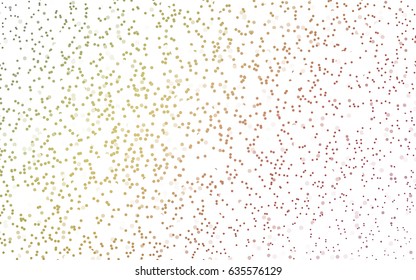 Light Green vector abstract pattern with circles. Geometry template for your business design. Background with colored spheres.