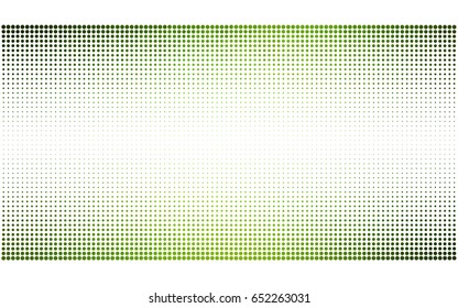 Light Green vector abstract pattern with circles. Geometry template for your business design. Background with colored spheres.