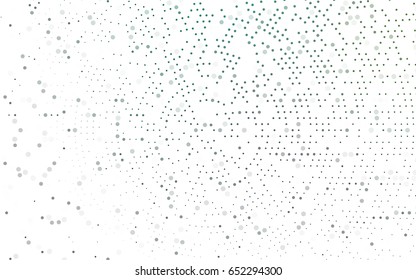 Light Green vector abstract pattern with circles. Geometry template for your business design. Background with colored spheres.