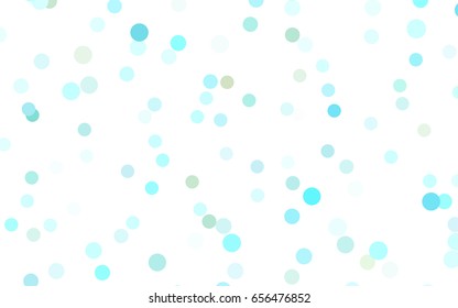 Light Green vector abstract pattern with circles. Geometry template for your business design. Background with colored spheres.