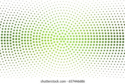 Light Green vector abstract pattern with circles. Geometry template for your business design. Background with colored spheres.