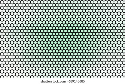 Light Green vector abstract pattern with circles. Geometry template for your business design. Background with colored spheres.