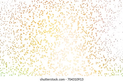 Light Green vector abstract pattern with circles. Geometry template for your business design. Background with colored spheres.