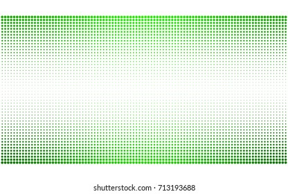 Light Green vector abstract pattern with circles. Geometry template for your business design. Background with colored spheres.