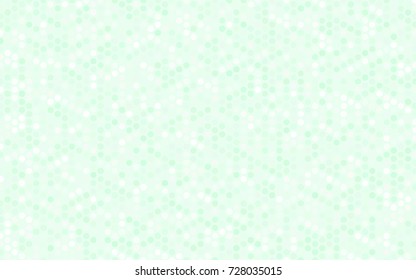 Light Green vector abstract pattern with circles. Geometry template for your business design. Background with colored spheres.