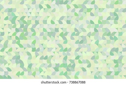 Light Green vector abstract pattern with circles. Geometry template for your business design. Background with colored spheres.