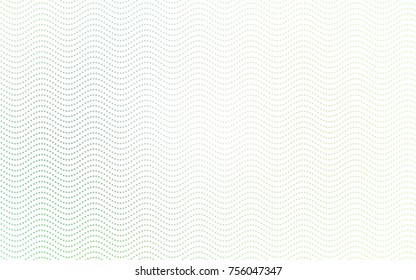 Light Green vector abstract pattern with circles. Geometry template for your business design. Background with colored spheres.