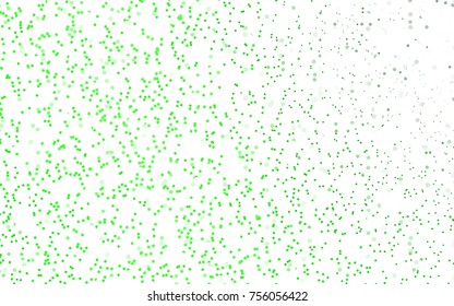 Light Green vector abstract pattern with circles. Geometry template for your business design. Background with colored spheres.