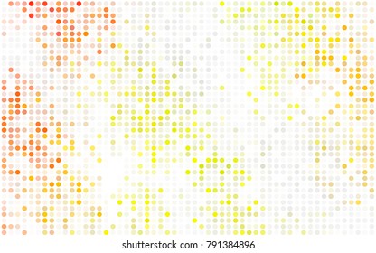 Light Green vector abstract pattern with circles. Geometry template for your business design. Background with colored spheres.
