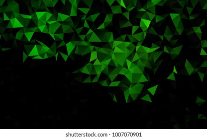 Light Green vector abstract polygonal background. Shining colored illustration in a brand-new style. Brand-new style for your business design.