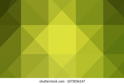 Light Green vector abstract polygonal background. Colorful illustration in abstract style with gradient. The polygonal design can be used for your web site.