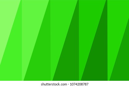 Light Green vector abstract polygonal template. Shining colored illustration in a new style. Brand-new design for your business.
