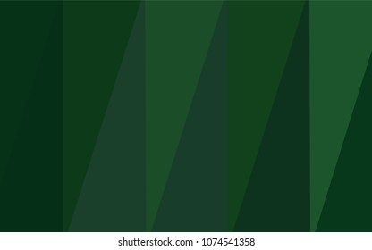 Light Green vector abstract polygonal pattern. Geometric illustration in Origami style with gradient.  That new template can be used for your brand book.
