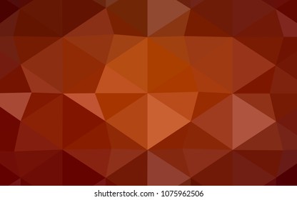 Light Green vector abstract polygonal background. Shining polygonal illustration, which consist of triangles. The best triangular design for your business.