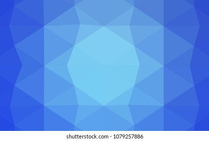 Light Green vector abstract polygonal pattern. Shining colored illustration in a new style. Brand-new design for your business.