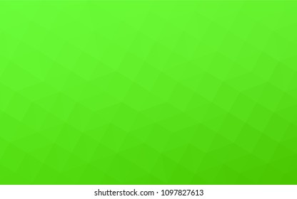 Light Green vector abstract polygonal background. Elegant bright polygonal illustration with gradient. New template for your brand book.