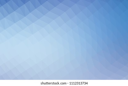 Light Green vector abstract polygonal pattern. Shining colored illustration in a Brand new style. Triangular pattern for your business design.