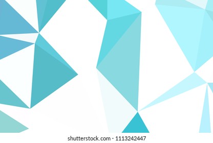 Light Green vector abstract polygonal background. Creative geometric illustration in Origami style with gradient. Textured pattern for your backgrounds.