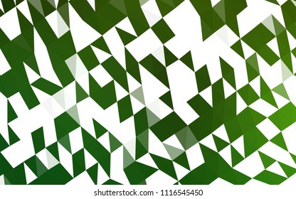 Light Green vector abstract polygonal cover. An elegant bright illustration with gradient. A completely new design for your business.